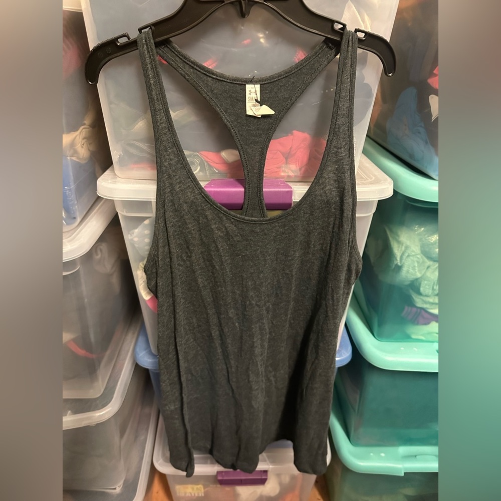 UNDER ARMOUR  Charged Cotton Tri-Blend Stadium Tank Sz S